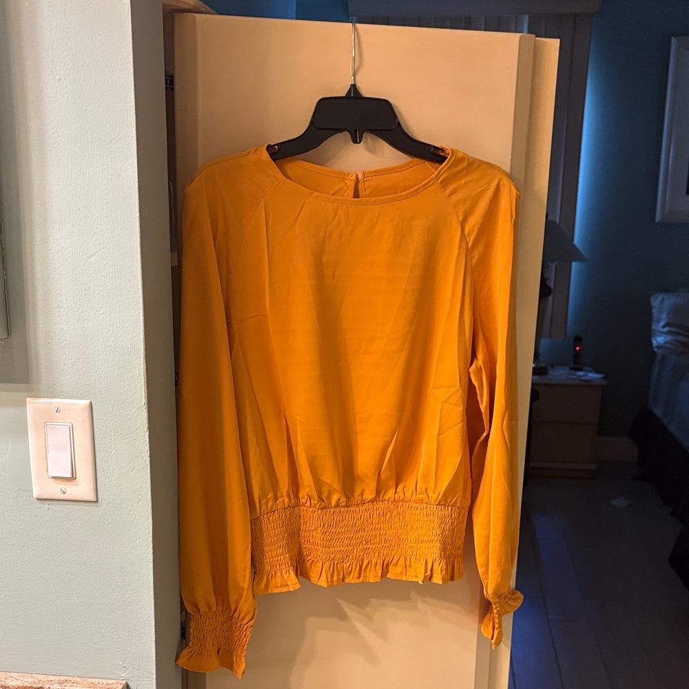 Women's Mustard Yellow Blouse